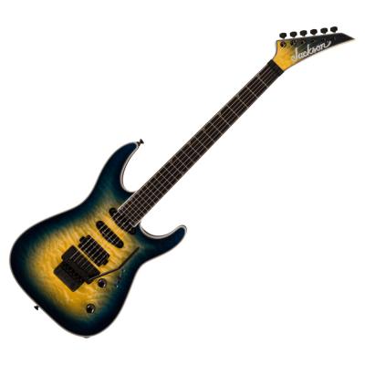 【訳あり】Jackson ジャクソン Pro Plus Series Soloist SLA3Q Amber Blue Burst エレキギター アウトレット