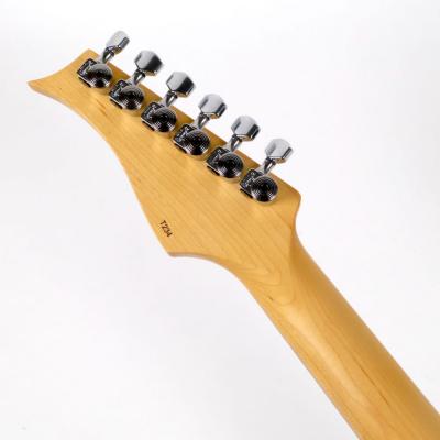 【中古】 エレキギター Three Dots Guitars S Series LS-SPC Dolphin Grey Metallic Rosewood FingerBoard 2020年製 EMG SLV を搭載した S Model ミッドブースト回路搭載 スリードッツ ヘッド裏