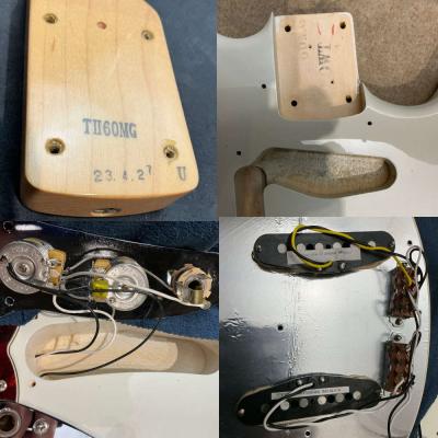 【中古】 エレキギター Fender Made in Japan Traditional 60s Mustang Rosewood Fingerboard Olympic White 2023年製 フェンダー ムスタング 内部