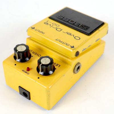【中古】 オーバードライブ エフェクター BOSS OD-1 Over Drive Silver Screw 銀ネジ 1980年製 ギターエフェクター 左サイド