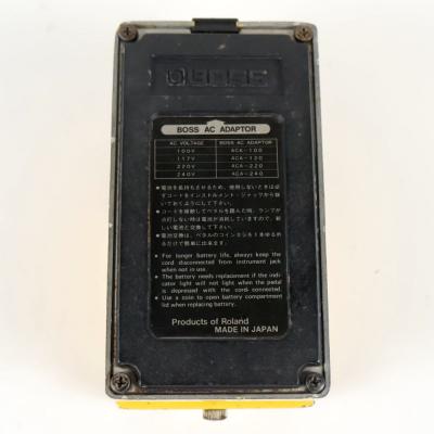 【中古】 オーバードライブ エフェクター BOSS OD-1 Over Drive Silver Screw 銀ネジ 1980年製 ギターエフェクター 裏面