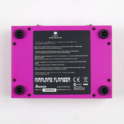 【中古】 フランジャー エフェクター IBANEZ AF2 Paul Gilbert Signature Airplane Flanger Guitar Effects Pedal 裏面