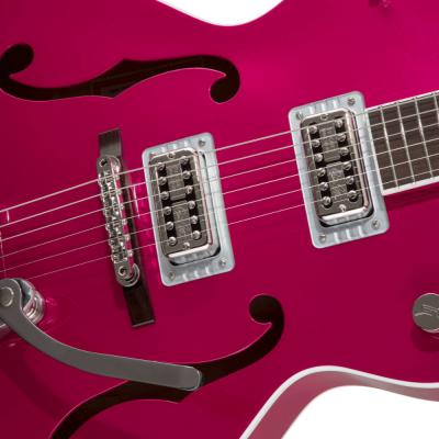 GRETSCH グレッチ G6120T-HR Brian Setzer Signature Hot Rod Hollow Body with Bigsby Candy Magenta エレキギター フルアコ ピックアップ画像
