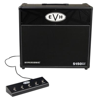 EVH イーブイエイチ 5150III Hypersonic 6L6 1x12 Black ギターアンプ コンボ 本体、フットスイッチ