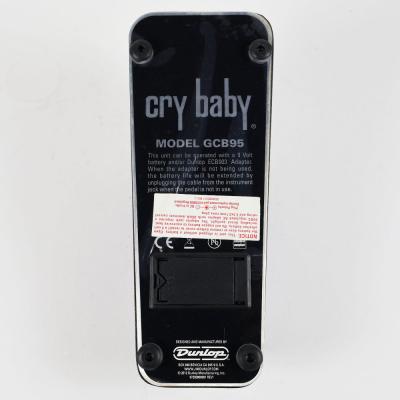 【中古】 ワウ エフェクター JIM DUNLOP Cry Baby GCB95 ワウペダル 本体画像 裏