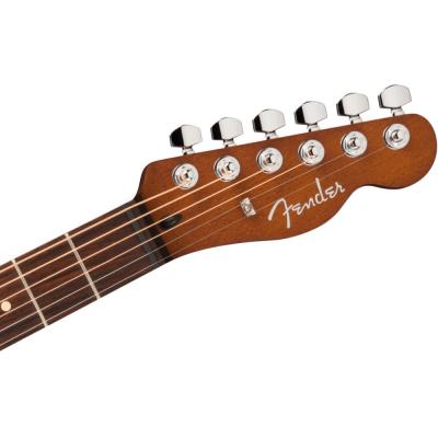 Fender フェンダー FSR Acoustasonic Standard Telecaster Charcoal Frost Metallic エレクトリックアコースティックギター ヘッド画像