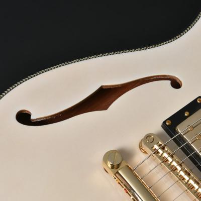 BACCHUS バッカス Global Series BARON-JAZZ SSW GD エレキギター ゴールドハードウェア仕様 Fホール部