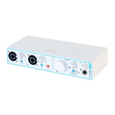ARTURIA アートリア MINIFUSE 2 OTG オーディオインターフェイス ミニフューズ 右斜めアングル画像