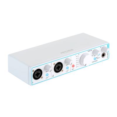 ARTURIA アートリア MINIFUSE 2 OTG オーディオインターフェイス ミニフューズ 左斜めアングル画像