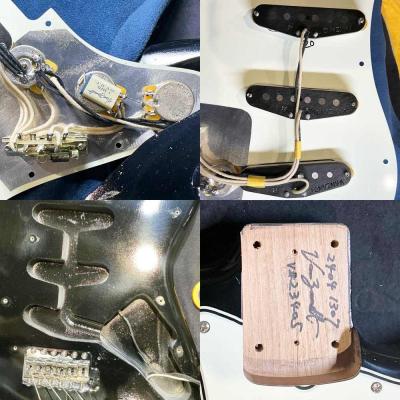 【中古】 エレキギター Vanzandt STV-R2 Black 2024年製 ST 60sスタイル Type-4ネック アルダーボディー インディアンローズウッド指板 ラウンド張り ヴァンザント 内部 傷