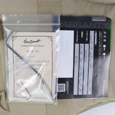 【中古】 エレキギター Vanzandt STV-R2 Black 2024年製 ST 60sスタイル Type-4ネック アルダーボディー インディアンローズウッド指板 ラウンド張り ヴァンザント 付属品画像