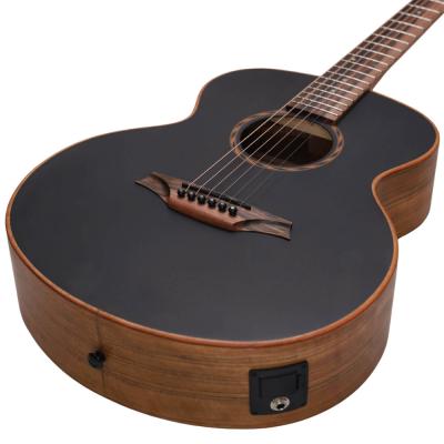 Bromo Guitars ブロモギターズ BAT8ME bk エレクトリックアコースティックギター アングル