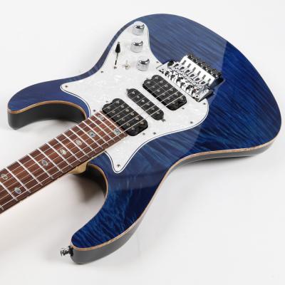 【中古】 エレキギター Freedom Custom Guitar Research HYDRA-FRT 24F 瑠璃(RRI) 2016年製 フリーダム ハイドラ フロイドローズタイプブリッジ ボディトップ