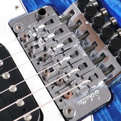 【中古】 エレキギター Freedom Custom Guitar Research HYDRA-FRT 24F 瑠璃(RRI) 2016年製 フリーダム ハイドラ フロイドローズタイプブリッジ ブリッジ傷