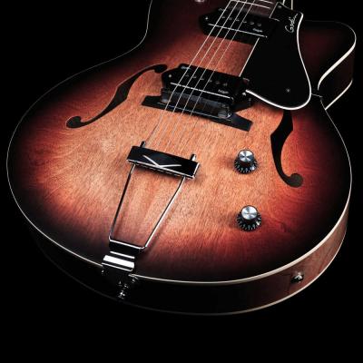 Godin ゴダン 5th Avenue CW Kingpin II Vintage Burst エレキギター フルアコギター テールピース画像