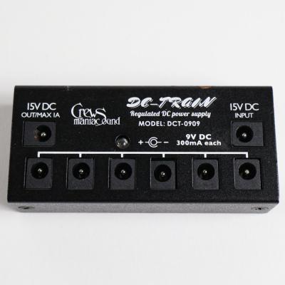 【中古】 パワーサプライ CREWS MANIAC SOUND DCT-0909 DC-TRAIN 正面