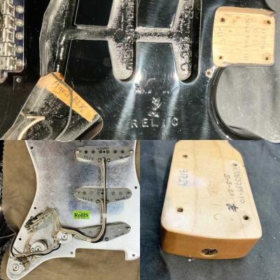 【中古】 エレキギター Fender Custom Shop 1968 Stratocaster DLX CLOSET CLASSIC Black 2023年製 フェンダー カスタムショップ ストラトキャスター 68 STRAT 内部