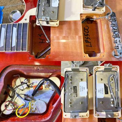 【中古】 エレキギター Gibson Les Paul Standard 50s Figured Top Heritage Cherry Sunburst 2022年製 ギブソン レスポールスタンダード BurstBucerピックアップ搭載 内部