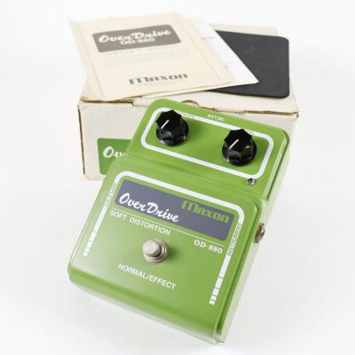 【中古】オーバードライブ マクソン MAXON OD-880 Over Drive SOFT DISTORTION Reissue ギターエフェクター