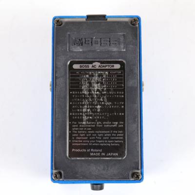 【中古】 コンプレッサー エフェクター BOSS CS-3 Compression Sustainer Made in Japan ギターエフェクター 裏面