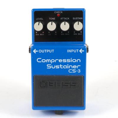 【中古】コンプレッサー エフェクター BOSS CS-3 Compression Sustainer ギターエフェクター 正面