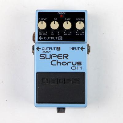 【中古】スーパーコーラス エフェクター BOSS CH-1 Super Chorus ギターエフェクター コーラス 正面