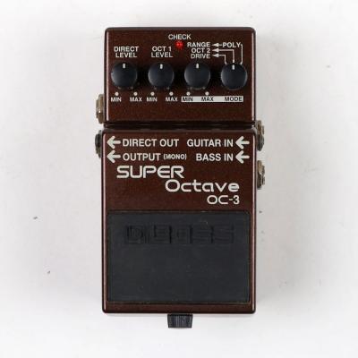 【中古】 スーパーオクターブ エフェクター BOSS OC-3 Super Octave ギターエフェクター オクターバー 正面