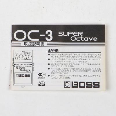 【中古】 スーパーオクターブ エフェクター BOSS OC-3 Super Octave ギターエフェクター オクターバー 付属品