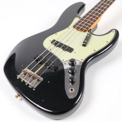 【中古】 Fender Custom Shop 1963 Jazz Bass Journeyman Relic Black over Aztec Gold 2023年製 マルチレイヤー マッチングヘッド仕様 フェンダー カスタムショップ ジャズベース トップ