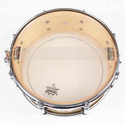 【中古】 スネアドラム パール Pearl Classic Maple 14x5.5 メイプルシェル MADE IN JAPAN 本体画像 裏