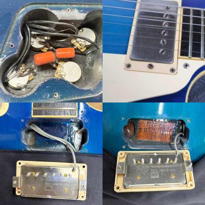 【中古】 エレキギター TOM HOLMES THC Standard Blue Burst J455/J450ピックアップ搭載 Made in Japan 日本製 トムホームズ 内部 傷