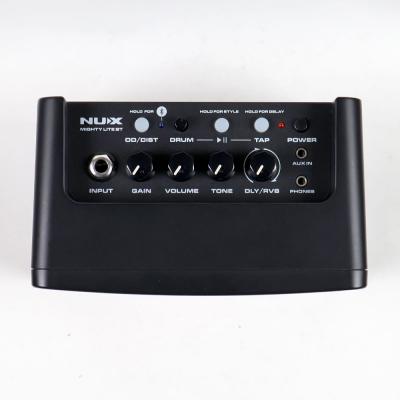 【中古】 NUX ニューエックス Mighty Lite BT 小型アンプ コンボ ギター用 ベース用 モデリングアンプ コントロールパネル