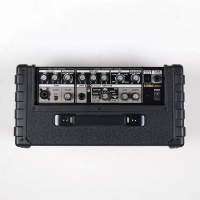 【中古】 ギターアンプ ローランド ROLAND CUBE Street BK 乾電池駆動パフォーマンス用ステレオアンプ ギターアンプ コントロールパネル
