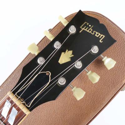 【中古】 エレキギター Gibson ES-175D Vintage SunBurst 1990年製 刻印ナンバードPAFピックアップ搭載 フルアコースティックギター ヘッド画像