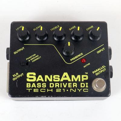 【中古】サンズアンプ ベースドライバーDI TECH21 SansAmp BASS DRIVER DI 旧仕様 前期型 ベース用DI プリアンプ