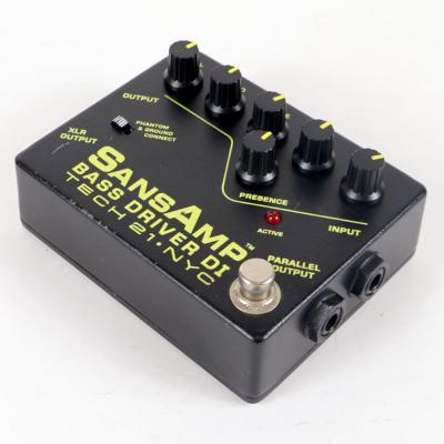 【中古】サンズアンプ ベースドライバーDI TECH21 SansAmp BASS DRIVER DI 旧仕様 前期型 ベース用DI プリアンプ 右サイド