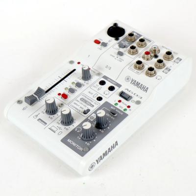 【中古】 ミキサー ヤマハ YAMAHA AG03 mk2 W ライブストリーミングミキサー ホワイト 右サイド