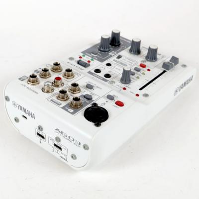 【中古】 ミキサー ヤマハ YAMAHA AG03 mk2 W ライブストリーミングミキサー ホワイト 左サイド