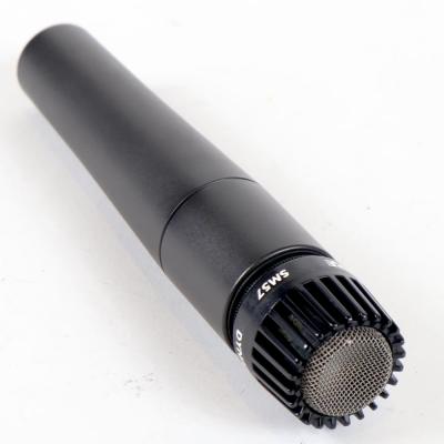 【中古】 マイク ダイナミックマイク 楽器用 SHURE SM57 シュアー 57 ゴーナナ シュア グリル側