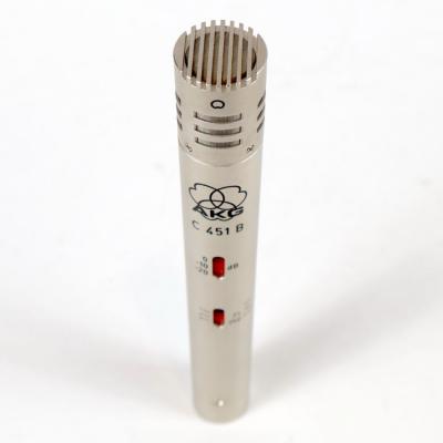 【中古】 マイク AKG C451B コンデンサーマイクロフォン 451 シゴイチ アカゲ グリル側