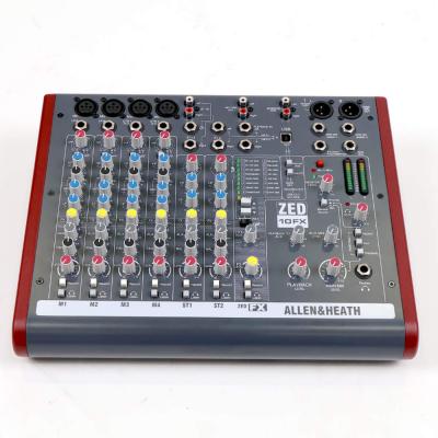 【中古】 ALLEN&HEATH ZED-10FX ミキサー (ZED10FX/X) 正面