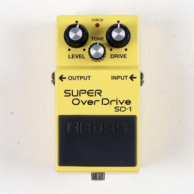 【中古】 スーパーオーバードライブ エフェクター BOSS SD-1 Super Over Drive ギターエフェクター 正面