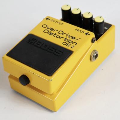 【中古】オーバードライブ ディストーション エフェクター BOSS OS-2 OverDrive Distortion ギターエフェクター 全体