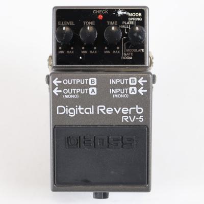 【中古】デジタルリバーブ エフェクター BOSS RV-5 Digital Reverb ボス リヴァーブ エフェクター 正面