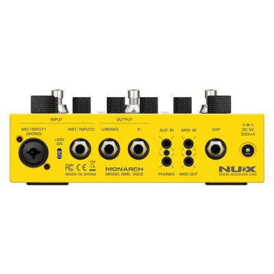 NUX ニューエックス Dual Loop Stereo デュアルトラックループペダル ルーパー ギターエフェクター リア画像