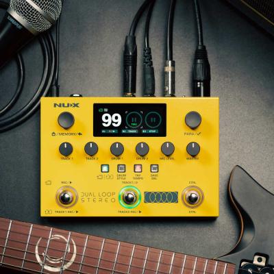 NUX ニューエックス Dual Loop Stereo デュアルトラックループペダル ルーパー ギターエフェクター イメージ画像1