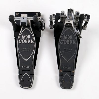 【中古】 ドラムツインペダル タマ TAMA HP900RTW Iron Cobra 900 Twin Pedal Rolling Glide 正面