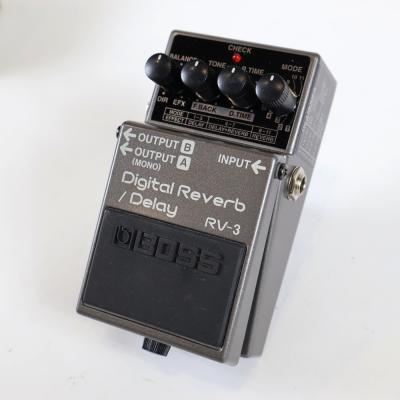 【中古】 デジタルリバーブ ディレイ エフェクター BOSS RV-3 Digital Reverb Delay ボス ギターエフェクター 詳細画像