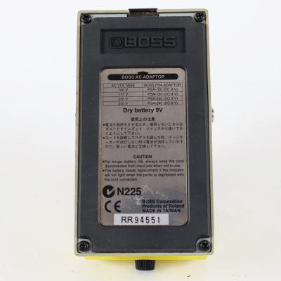 【中古】 スーパーオーバードライブ エフェクター BOSS SD-1 Super Over Drive ギターエフェクター 裏面