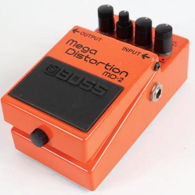 【中古】メガディストーション エフェクター BOSS MD-2 Mega Distortion ギターエフェクター ディストーション 全体